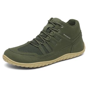 Men Mountain Outdoor Sport Comfortable Anti Slip Durable Ankle Lace Barefoot Climbing Trekking Hiking Shoes For Men