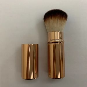 Small Mushroom Telescopic Foundation Brush Synthetic Thickened Aluminum Handle Portable Makeup Brush for Face Spot Sale