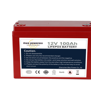 Max Poweress lifepo4 deep cycle battery 12V 200ah battery 24v solar lithium ion battery for home solar storage system and RV