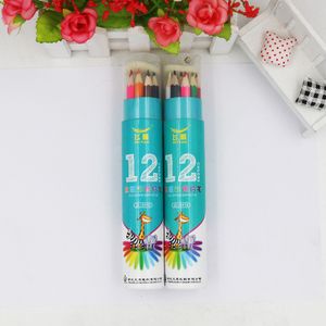 NYONI Hot Sale 12 24 36 48 colors oiled coloring pencils set colour pencil Artist Colored Pencil set paper tube