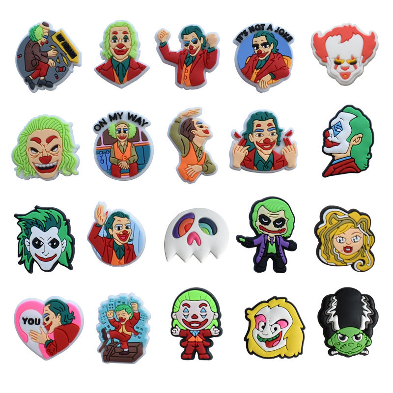 Quanzhou Jinjiang Youtuojin Trading Co., Ltd. wholesale shoe charms black girl magic lives matter custom pvc clog rubber ornament shoes clown shoe charms