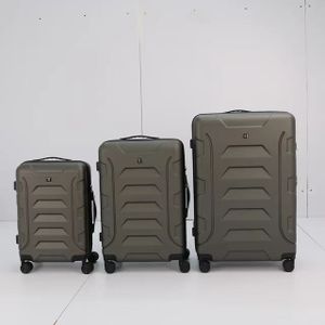 New Design High Quality Travel Trolley Luggage 3 Pieces Carry On Abs Suitcase Business Luggage Set With Silent Wheels