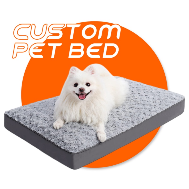 Qingdao Etrip Smart Pet Co. Ltd. Custom memory foam dog bed mattress quality washable high quality luxury orthopedic pet dog bed for extra large dogs