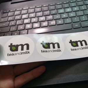 custom printing sticker label for food and cosmetics packing jars bottles