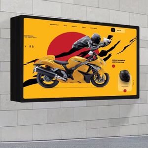 Outdoor Tv Enclosure Waterproof 10 Years Production Cheap Factory Manufacturers Wall Mounted Digital Signage Multimedia Player