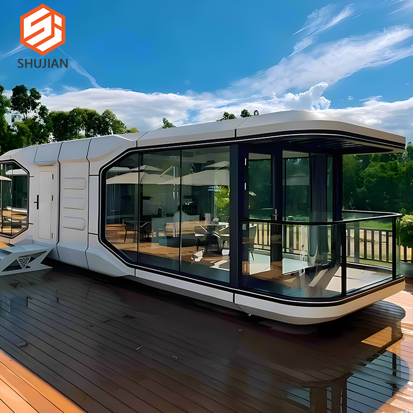 mobile container office home/ modular Foldable portable container tiny house/ mobile portable home modular villa