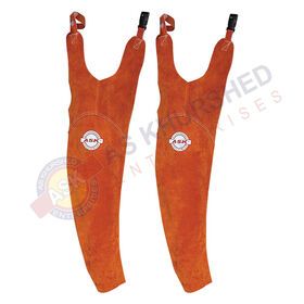 Orange Leather Welding Sleeve Working Safety Protective Clothing Work Protection Welding Clothes Protective Workwear Safety Wear