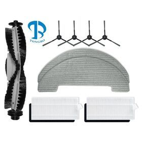 Replacement For XIEBro HR1010 Main Roller Brush Spin Edge Side Brush Hepa Filter Mop Cloth Robotic Vacuum Cleaner Accessories
