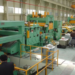 Automatic Heavy Duty Coils Uncoiler Straightening Shearing Levelling Metal Reel To Sheet Cutting Machine cut to length lines