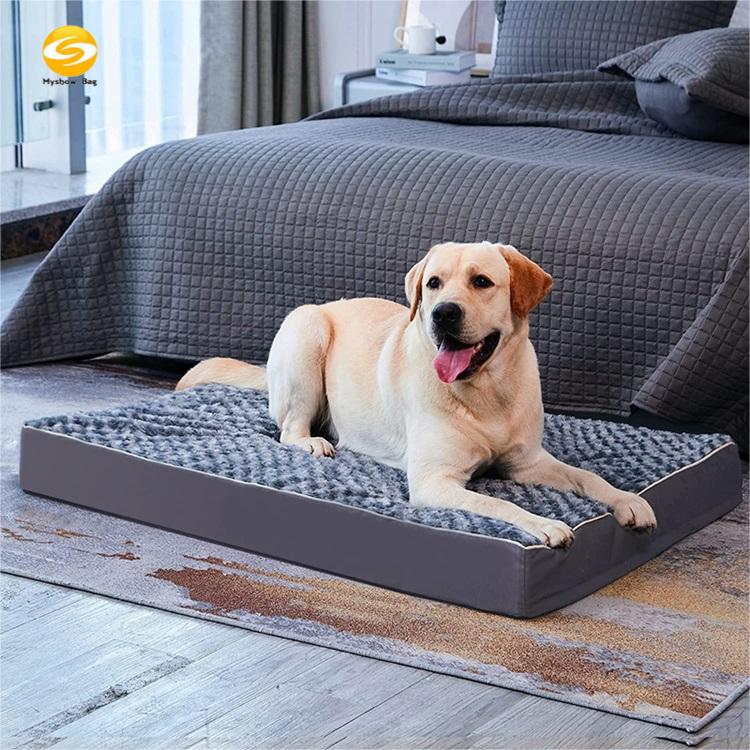 Egg Sponge Dog Bed Pet orthopedic bed cat Removable Cover Machine Washable Pet Mat