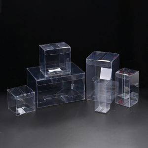 Custom Pet Clear rpet Box Folding Transparent PVC Plastic Gift Box Pvc Clear Boxes