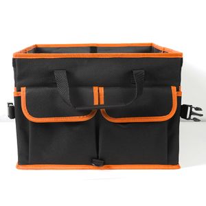 QEEPEI detailing bags folding car trunk storage box Anti Slip Car Boot Organise large collapsible organizer for suv