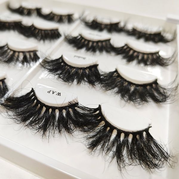 New Factory price 8 Pairs 3D Super Fluffy Strip Eyelash Soft Comfortable Wear Handmade Silk Eyelash Vendors