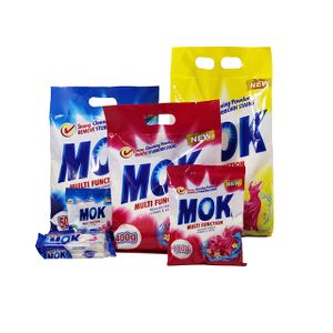 mok OEM guangzhou washing powder bleach detergent washing powder manufacturers brand name detergent powder