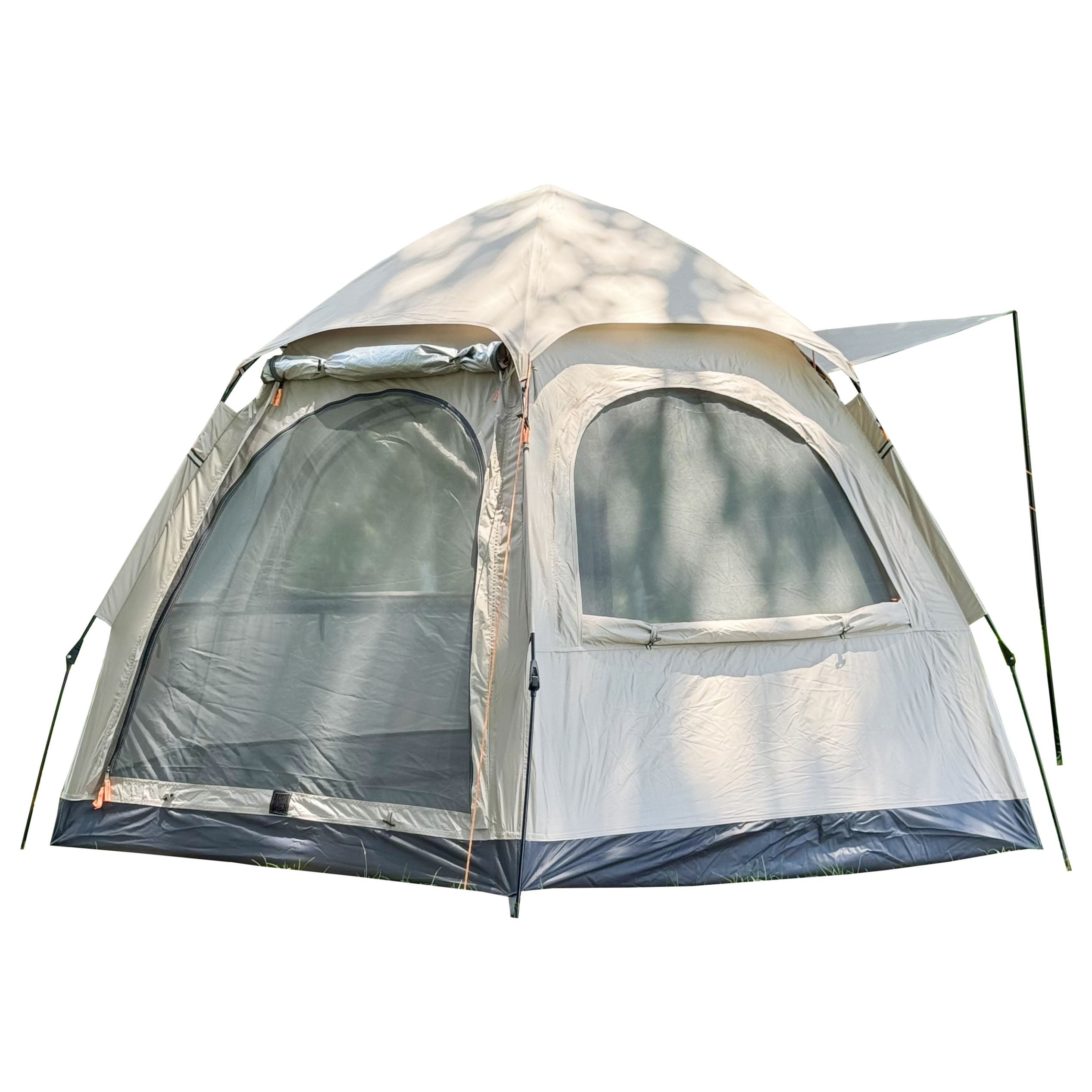 Wujiang City Spring Pine Weaving Co., Ltd. Custom 2-3 person automatic tent mobile family house portable outdoor camping hiking fishing picnic hexagonal folding waterproof