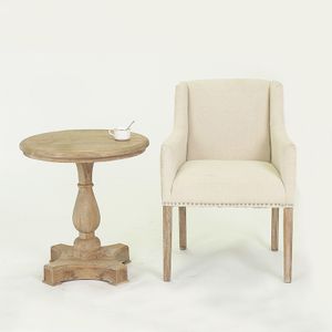 Modern Style Living room fabric chair comfortable upholstered wooden armchair KY-3225-OAK