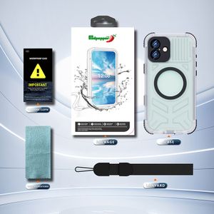 Redpepper Compatible With IPhone 16 Plus CC IP68 Certified Waterproof Cases For Mobile Phone With Built-In Screen Protector