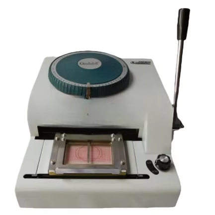 Dongguan City Secondary Idea Cross Border E-Commerce Co., Ltd. Character Manual PVC Name VIP Card Embossing Machine Printer Dog Tag Embossing Machinery ID Cards PVC Card Embosser Machine