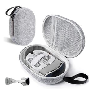 OEM Wholesale High Quality Felt VR Headset Storage Bag Custom Waterproof Shockproof VR Box Hard Shell Travel VR Glasses EVA Case