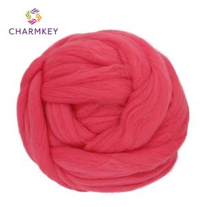 Charmkey Hot Selling Hand Knitting 100% Merino Wool Yarn For Blanket