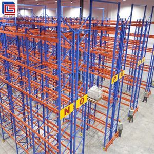 Industrial Teardrop Racks Steel Metal Warehouse Heavy Duty Pallet Racking System Storage Shelf Rack