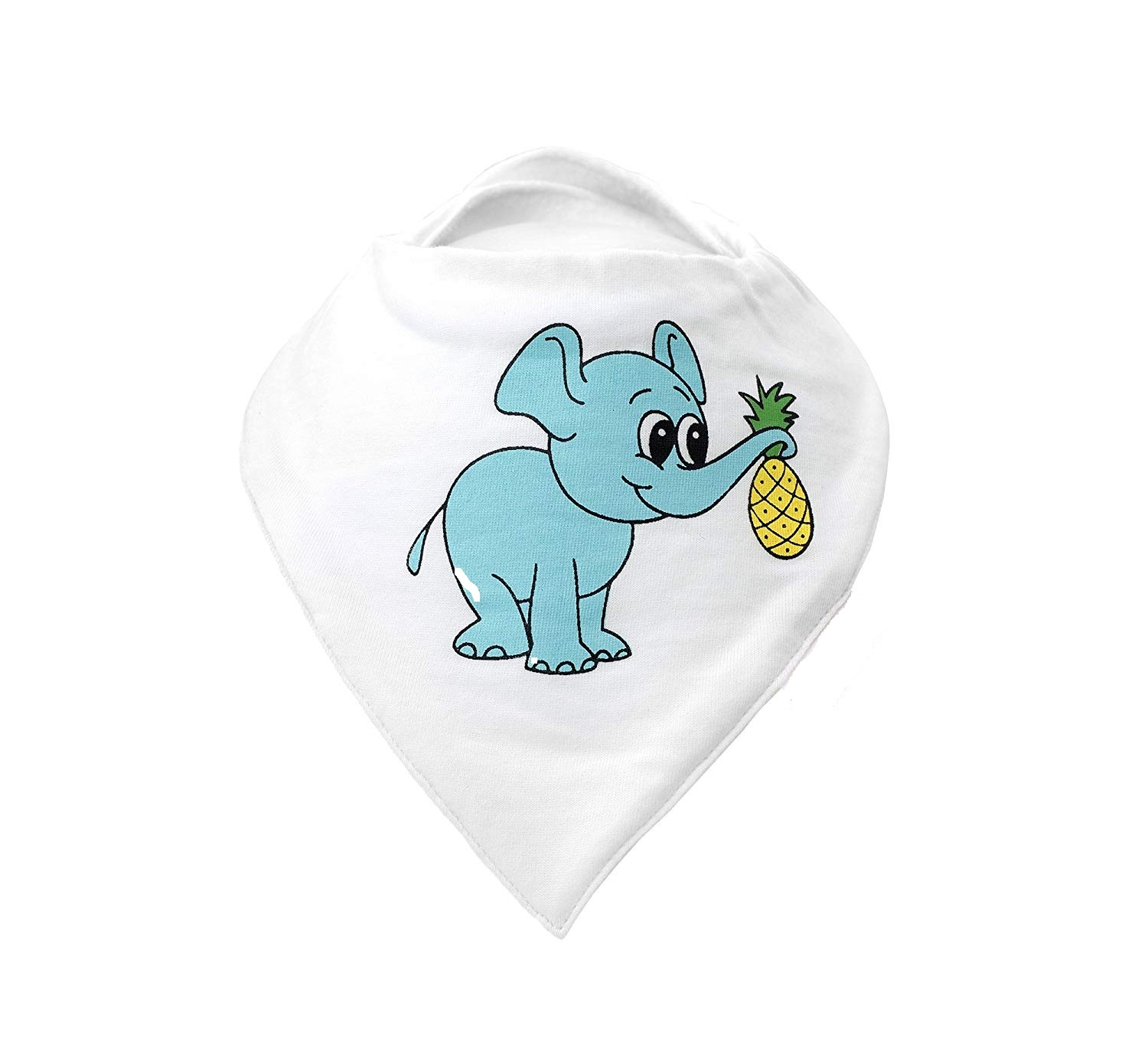 Adjustable Baby Bibs Muslin Newborn Solid Elephant Print Soft Triangle Towel Burp Feeding 100% Cotton Baby Bandana Drooling Bibs