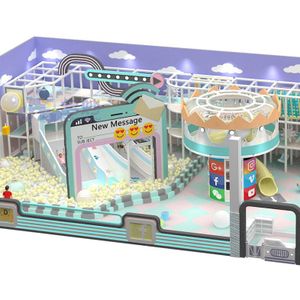 New product kids small playground entertainment equipment with ocean ball pool