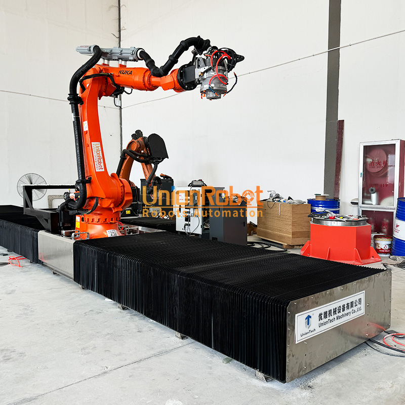 Automatic robotic arm with gripper robot palletizing machine/palletizer robot for food industry