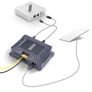 EDUP Patented Starlink-Compatible 200W 5 in 1 GigE PoE Injector Starlink V3 Kit Dishy Cable For Starlink Gen 3
