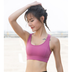 High-strength Sports Underwear Large Size Beautiful Back Shockproof Running Women's Yoga Fitness Bra