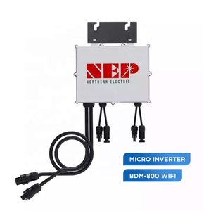 New Design Smart Grid Tie Solar Micro Inverter WiFi Communication MPPT Pure Sine Wave Microinverter Nep BDM-800 in Stock