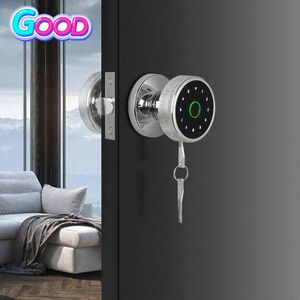 Smart Office Secure Digital Door Lock with Keyless Key Cylinder for Wood Doors for Hotel Use
