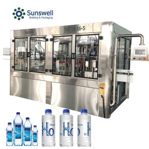 5000BPH Small capacity  water purification and bottling machine Price Automatic 3 In 1 Filling Capping Labeling Packing Machine