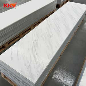 New arrival solid surface marble pattern sheet no silica content artificial stone panel for countertops
