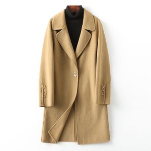 2023 Hot Sale Winter Fleece Jacket Long Coat Wool Winter Autumn Fall Apparel Clothes For Women Cardigan Ladies Trench Jacket