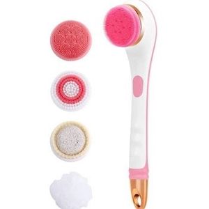 2021 New style Electric Bath Cleaning Brush Sets Body Massager rechargable soft bath brush