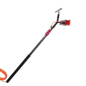 top selling products 2023 18 ft 5.4m brush heavy duty extension rod aluminum with PP brush glass wiper cleaning telescopic pole