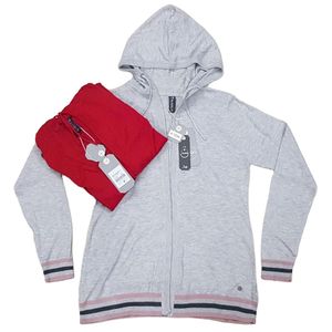 Overstock/Leftover Original Branded Labels Women's Long Sleeve Pullover Sweater Ladies Casual Zipper Hoody Bangladesh Stock Lot