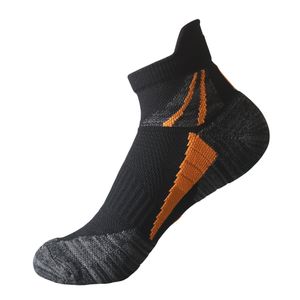 Manufacturer wholesale new backrest color running sports ankle socks compression socks with Terry for women