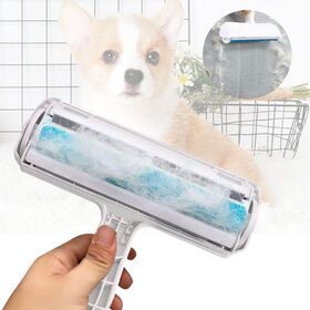 Dog Cat Hair Remove Cleaning Tool Pet Hair Grooming Roller Brush