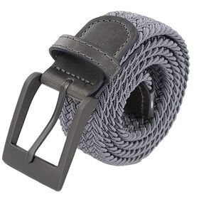 Fashion Men Women Stretch Braided Web Elastic Casual Pin Buckle Belts for Casual Golf Hunting Pants Jeans