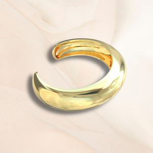 Minimalist Jewelry Bold Open Bangle 18K Gold Plated & 925 Silver Customized Jewelry For Women Brand OEM And ODM