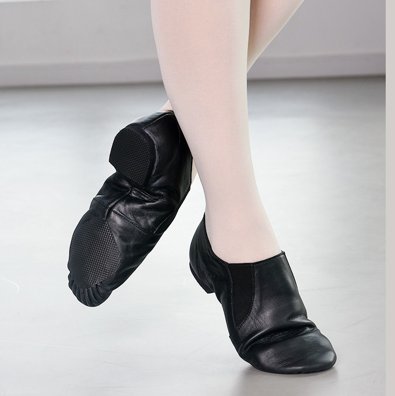 Copter Original microfiber leather gymnastics shoes custom cheer jazz dance shoe