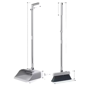 Floor Cleaner Foldable Broom Dustpan Brush Set Long Magic Home Use Plastic and Steel  escoba Broom and Dustpan Set
