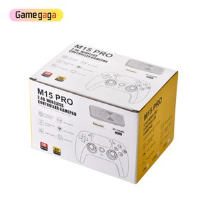 A M15 Pro Game Stick 4K HD Console 64GB 3D HD Retro Video Game Console Wireless Controller TV Game Classic Emulators For PS1/N64