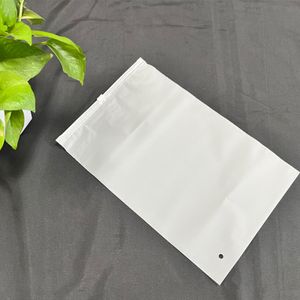 Custom Logo Printed Reusable Packaging Plastic Frosted Zip Lock Zipper Pouch Ziplock Bag Storage Organizer For Clothing