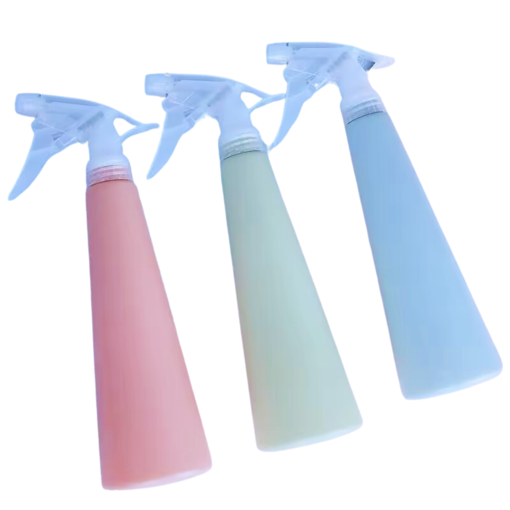 ODM OEM Customized Logo Empty 300ml 500ml PET Plastic Spray Bottle Water Bottle for Cleaning Cosmetics Manufactured in Vietnam