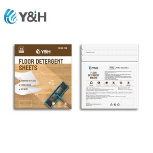 Multifunctional floor cleaner dissolver paper cleaning sheet Home Office Hotel Floor Dust Remover Detergent Sheet
