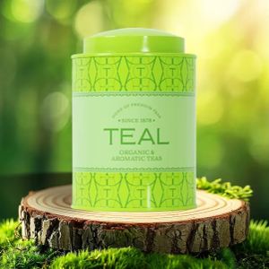 custom large coffee bean spice containers china green tea tin box 1kg matcha tin can sealer round tea tin with dome lid