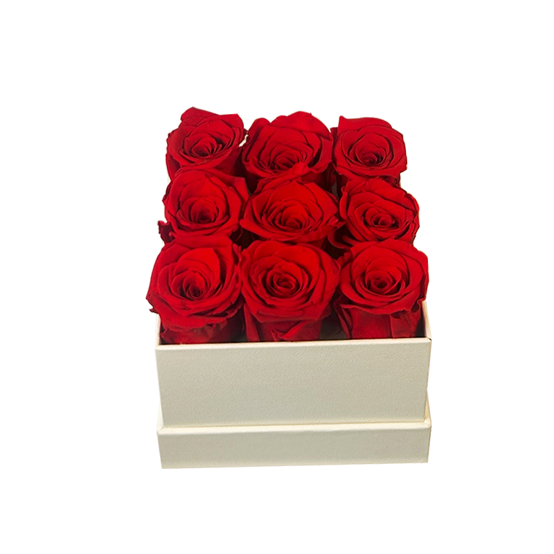 Beijing Jiaxunda Technology And Trade Co., Ltd. Factory Direct Wholesale Rose Box Luxury Preserved Flower Decoration Eternal Rose Permanent Flower Pot Preservation Box